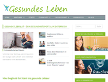 Tablet Screenshot of gesundesleben.at